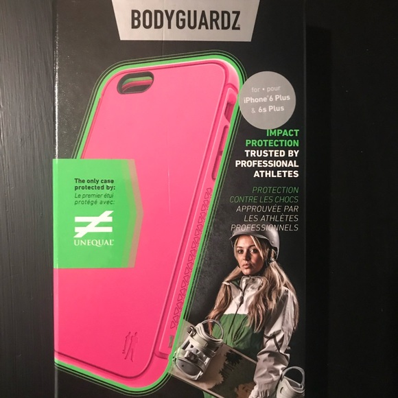 Bodyguards iPhone 6 6S Plus cellphone case pink - Picture 2 of 6